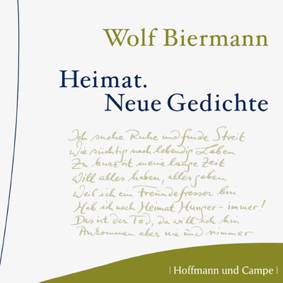 Heimat. Neue Gedichte (Lesung)/Wolf Biermann