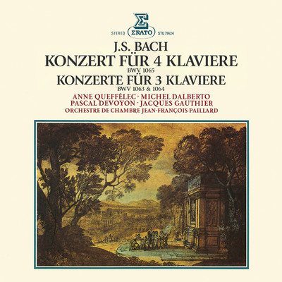 アルバム/Bach: Konzerte fur 3 und 4 Klaviere, BWV 1063, 1064 & 1065/Anne Queffelec, Michel Dalberto, Pascal Devoyon & Jean-Francois Paillard