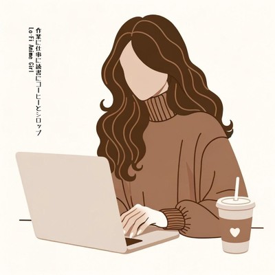 月曜日にコーヒー飲みながらカフェ気分/Lo-Fi Anime Girl