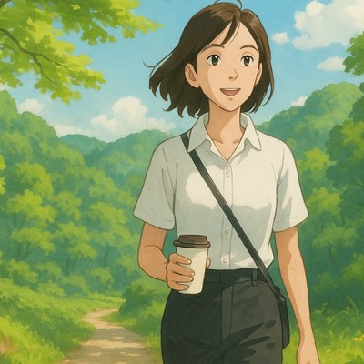 アルバム/森音のスロープ - LoFi Hip Hop 福島の初夏、城と緑と海に包まれて、ソウルフルな作業用BGM/Lo-Fi Yukari