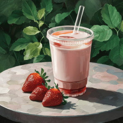 Strawberry Milk Tea/ANKOH