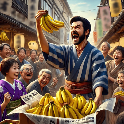 Selling bananas by mouth/JUNDY