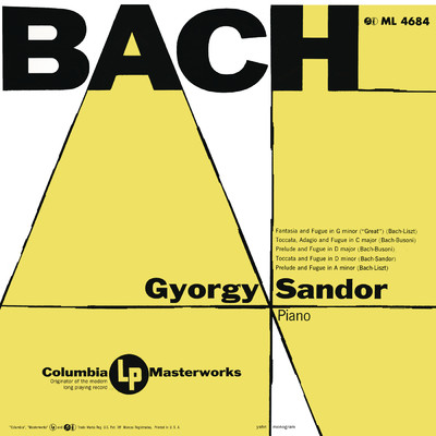 アルバム/Sandor Plays Bach (Remastered)/Gyorgy Sandor
