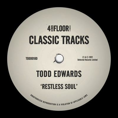 シングル/Restless Soul (Instrumental Mix)/Todd Edwards