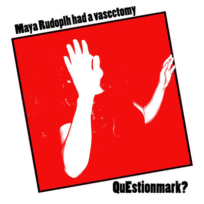 Maya Rudolph Had a Vasectomy/QuEstionmark？