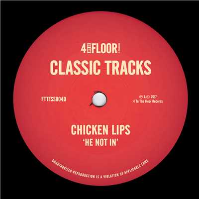 シングル/He Not In (Straight Down La Brea Remix)/Chicken Lips