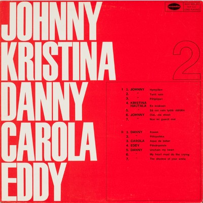 アルバム/Danny Kristina Johnny Carola Eddy 2/Danny Kristina Johnny Carola Eddy