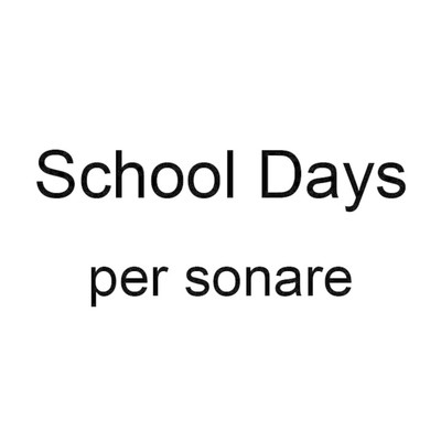シングル/School Days/per sonare