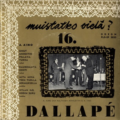 アルバム/Muistatko viela 16/Dallape-orkesteri