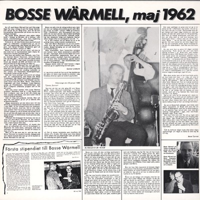 アルバム/Maj 1962/Bosse Warmell