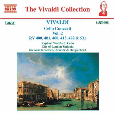ヴィヴァルディ: 2つのチェロのための協奏曲 ト短調 RV 531 - II. Largo/KeithHurvey(チェロ)／ラファエル・ウォルフィッシュ(チェロ)／シティ・オブ・ロンドン・シンフォニア／ニコラス・クレーマー(指揮)