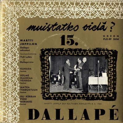 アルバム/Muistatko viela 15/Dallape-orkesteri