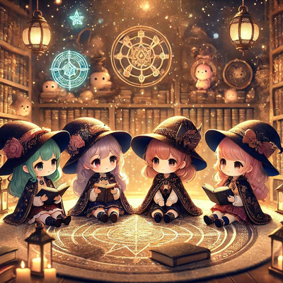 Little Witches' Tea Party,Pt.3/yoricats