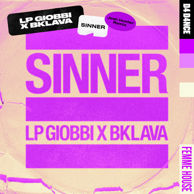 シングル/Sinner (Josh Hunter Extended Remix)/LP Giobbi & Bklava