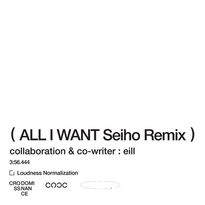 All I Want (Seiho Remix)/cross-dominance