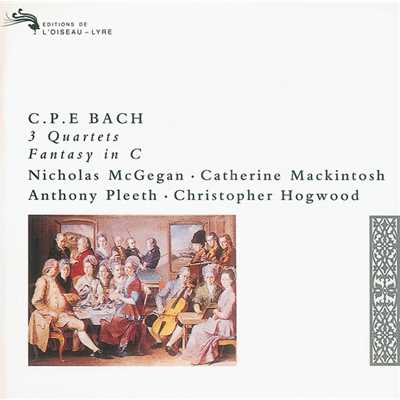 Bach, C.P.E.: 3 Quartets; Fantasy in C/ニコラス・マギーガン／キャサリン・マッキントッシュ／アントニー・プリース／クリストファー・ホグウッド
