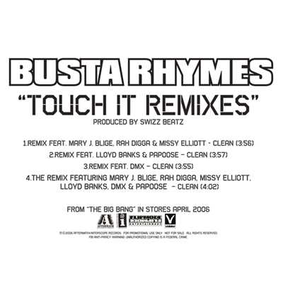 アルバム/Touch It Remixes/バスタ・ライムス