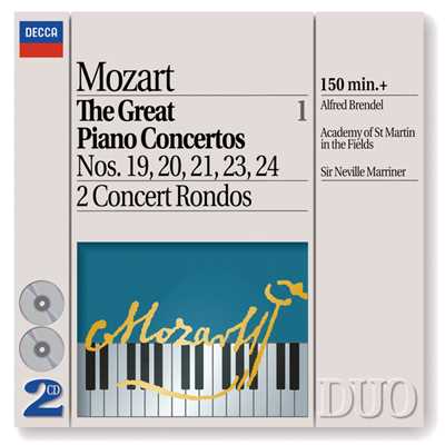 アルバム/Mozart: The Great Piano Concertos, Vol.1/アルフレッド・ブレンデル／アカデミー・オブ・セント・マーティン・イン・ザ・フィールズ／サー・ネヴィル・マリナー