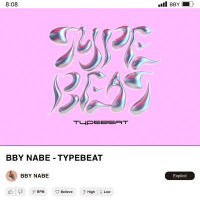 シングル/TYPE BEAT/BBY NABE