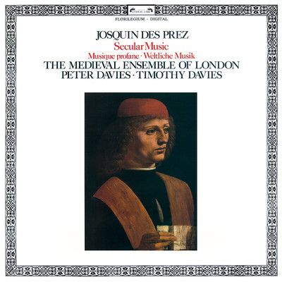 アルバム/Josquin Desprez: Secular Music/ロンドン中世アンサンブル／ティモシー・デイヴィス／ピーター・デイヴィス