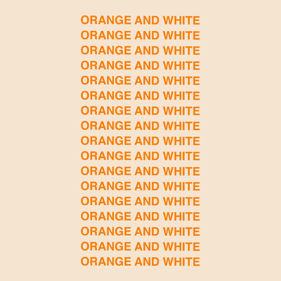 Orange And White/Conner Smith