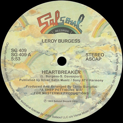 Heartbreaker (Shep Pettibone 12” Mix)/Leroy Burgess