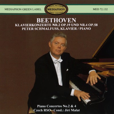 Beethoven: Piano Concertos Nos. 2 & 4/Peter Schmalfuss & Czech Radio Symphony Orchestra Pilsen & Jiri Malat