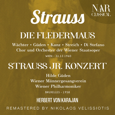 STRAUSS: DIE FLEDERMAUS; STRAUSS JR. KONZERT/Karajan