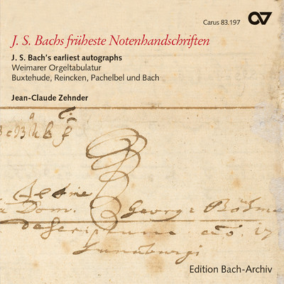 J. S. Bachs fruheste Notenhandschriften/Jean-Claude Zehnder