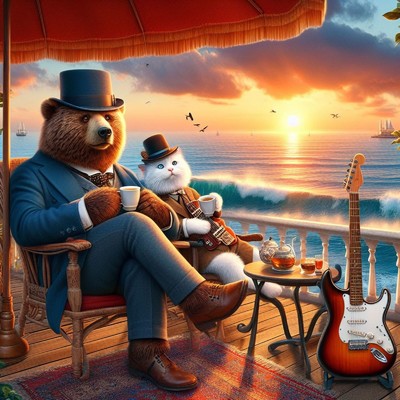 Brewed Just for Us: Tea and Sunsets (feat. HARUKA)/Ko the bear