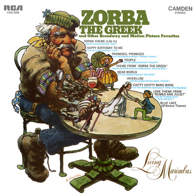 アルバム/”Zorba The Greek” and Other Broadway and Motion Picture Favorites/Living Marimbas