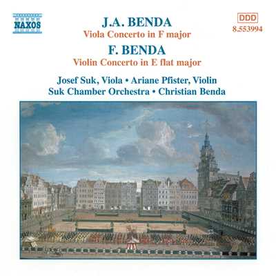 ArianePfister-Benda(ヴァイオリン)／スーク室内管弦楽団／クリスティアン・ベンダ(指揮)
