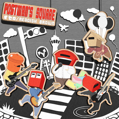 Reddish Brown (feat. シカクイスクエア)/Postman's Square