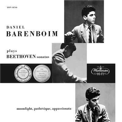 Beethoven: Piano Sonata No.8, Op. 13 -”Pathetique”; Piano Sonata No.14, Op.27 No.2 -”Moonlight”; Piano Sonata No. 23, Op. 57 -”Appassionata”/Daniel Barenboim