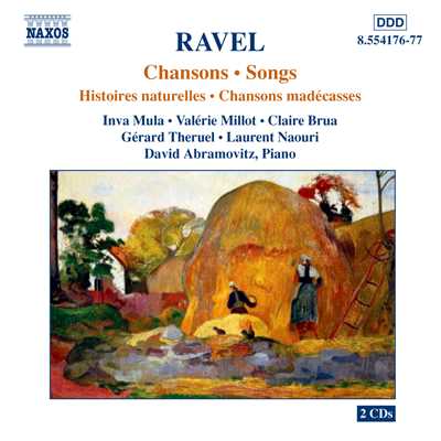 ラヴェル: 5つのギリシャ民謡(ギリシャ語歌唱) - No. 4:  O！ gli kia chara mou (Chanson des cuielleuses de lentisques)/インヴァ・ムーラ(ソプラノ)／デイヴィッド・アブラモウィッツ(ピアノ)