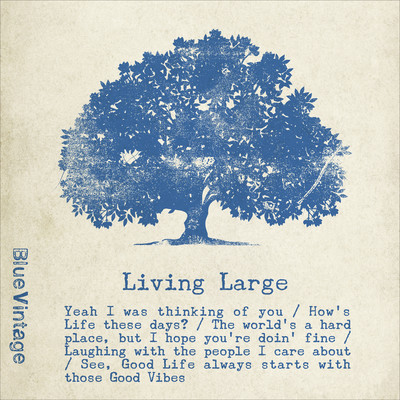 シングル/Living Large/Blue Vintage