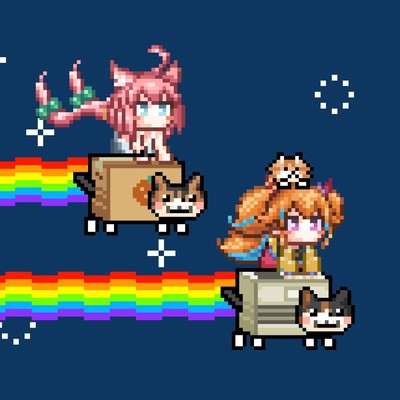 Nyan Cat  [Yamin & Nekomiya Hinata ver]/やみん