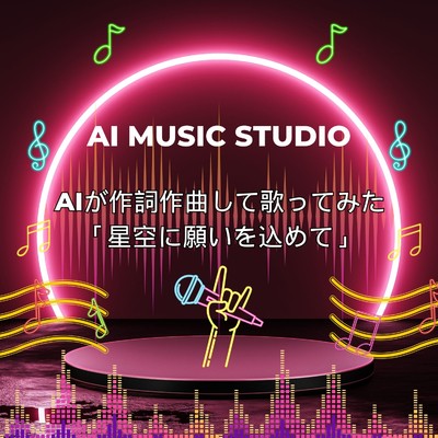 シングル/aiが作詞作曲して歌ってみた「星空に願いを込めて」/Ai Music Studio