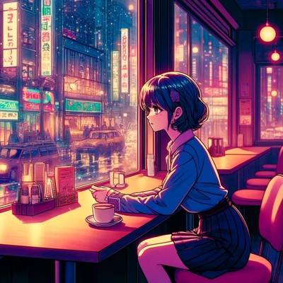 In the Hazy Cafe/lo-fi music japan city pop culture