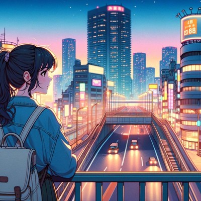 Urban Serenity/lo-fi music japan city pop culture