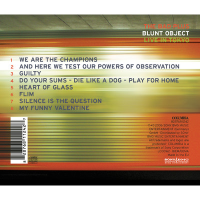 Blunt Object Live In Tokyo/The Bad Plus