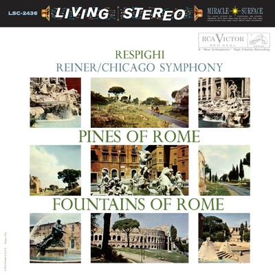 Respighi: Pines of Rome; Fountains of Rome & Debussy: La mer/Fritz Reiner