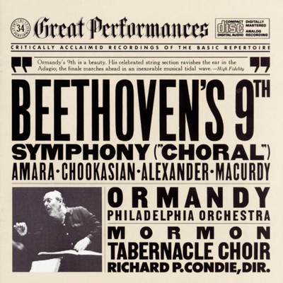 Beethoven: Symphony No. 9 in D Minor, Op. 125 ”Choral”/Eugene Ormandy