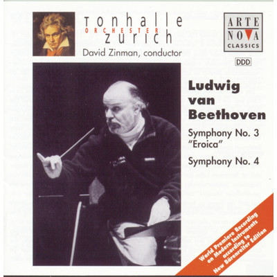 Beethoven: Symphonies Nos. 3 & 4/David Zinman