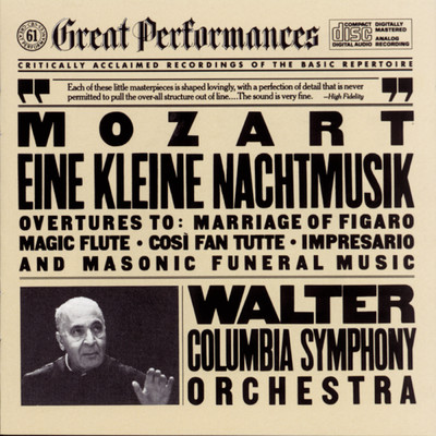 Cosi fan tutte, K. 588: Overture/Columbia Symphony Orchestra／Bruno Walter