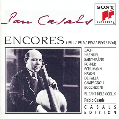 Aria from Pastorale in F Major, BWV 590/Pablo Casals