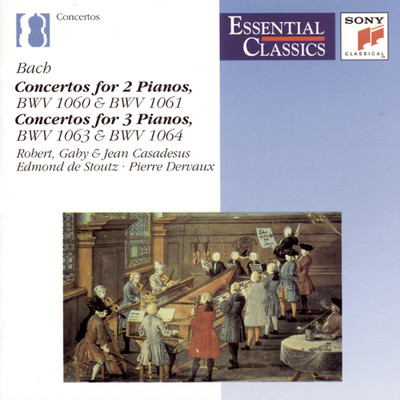 Bach: Concertos for 2 & 3 Pianos/Robert Casadesus, Gaby Casadesus, Jean Casadesus, Philadelphia Orchestra, Eugene Ormandy