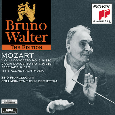 Mozart: Violin Concertos Nos. 3, 4 & Serenade in G Major, K. 525 ”Eine kleine Nachtmusik”/Bruno Walter