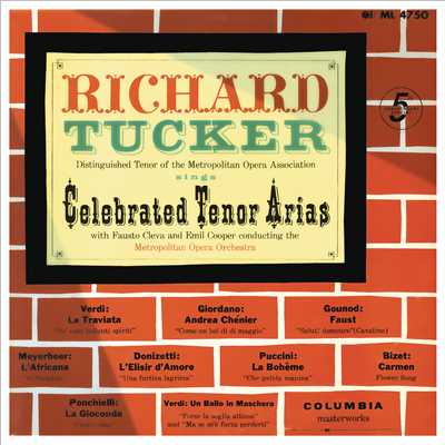 アルバム/Richard Tucker - Celebrated Tenor Arias/Richard Tucker