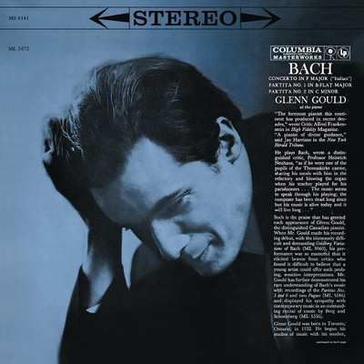 アルバム/Bach: Italian Concerto in F Major & Partitas Nos. 1 & 2 (2015 Remastered Version)/Glenn Gould